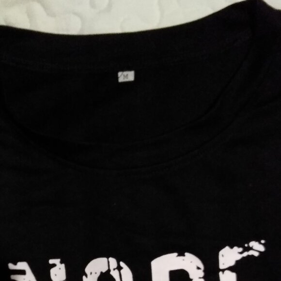 Unbranded Sweatshirt Women's Size M. Black with "Nope Not Today. " Men's - Picture 3 of 6
